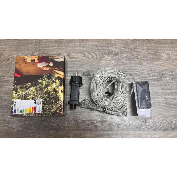 Казкові ліхтарі на відкритому повітрі з вилкою, 50M 500 світлодіодних казкових ліхтарів у приміщенні з пультом дистанційного керув