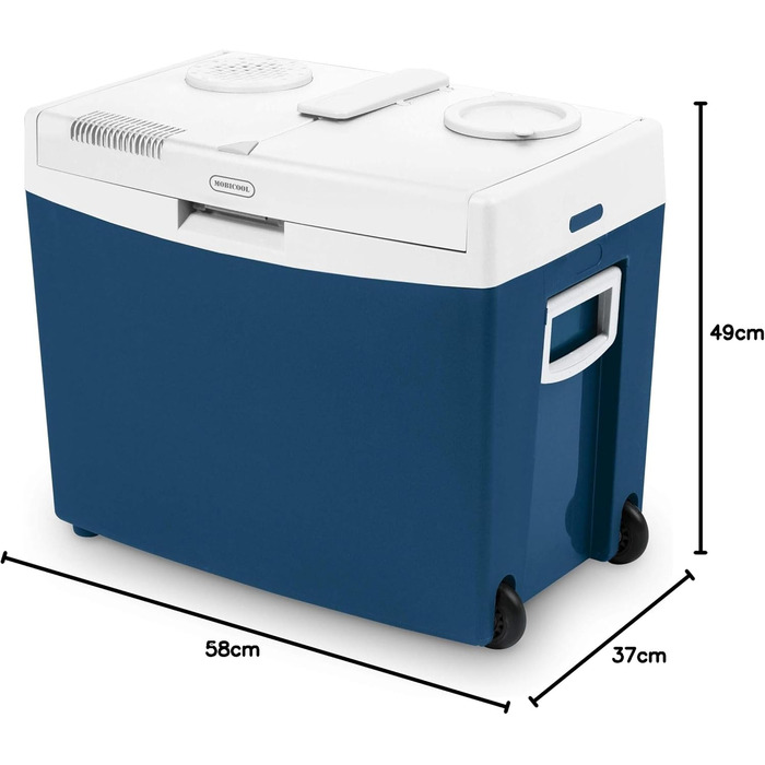 Портативний електричний кулер Mobicool MT35W, 34 літри, 12/230 В, 33 літри