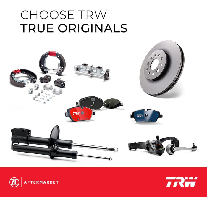 Комплект гальмівних дисків TRW DF4271 (2 шт.) для VW Rabbit V (1K1) 2003-2010, задня вісь та інші моделі