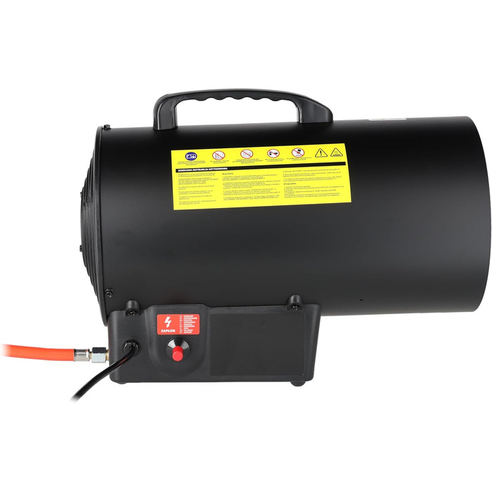 Газовий вентилятор-обігрівач 27 кВт DEDRA DED9943ADE 300 м/год, електричне п&39єзопідпалювання, робочий діапазон температур 2050C, вбудований вентилятор, системи безпеки, мобільний та ергономічний