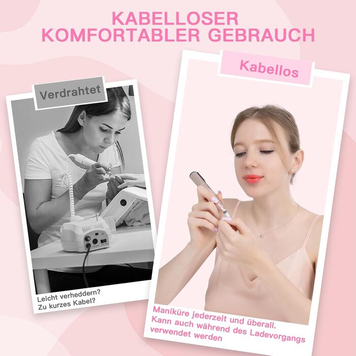 Електричний фрезер HEBECA акумуляторний (12 в 1)