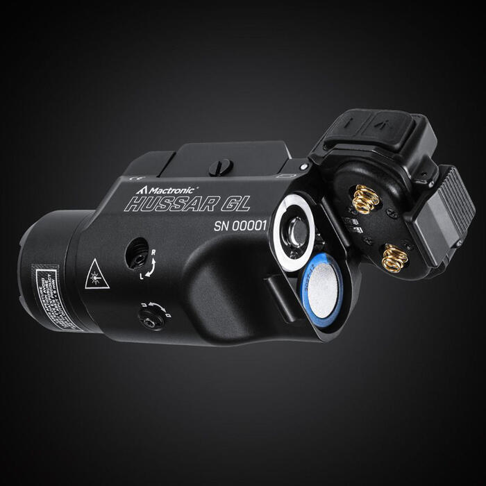 Ліхтар тактичний Mactronic Hussar GL (900 Lm) Gun Mount (THG0011)