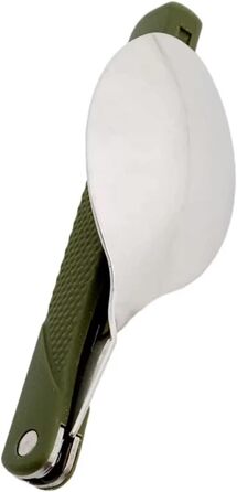 Універсальний набір ножів та виделок з 3 предметів з акриловою ручкою, багаторазовий складний посуд з нержавіючої сталі з ложкою, рюкзак, посуд для дому, активного відпочинку, кемпінгу