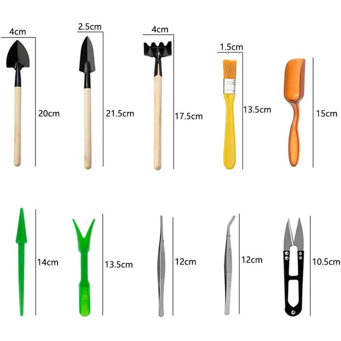 Підвісні горщики для квітів GIOVARA, підвісний горщик для квітів з дренажним отвором, 10 шт. різнокольорових садових горщиків з ін