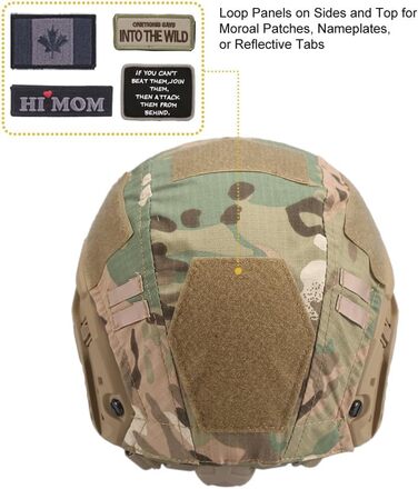 Тактичний шолом OneTigris PJ Rapid зі знімним чохлом для страйкболу та пейнтболу, колір L Caucamo