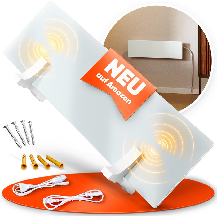 Інфрачервоний обігрівач для видалення цвілі - для ванної кімнати, стін та підлоги 70 Вт Інфрачервоний обігрівач проти цвілі Електричний настінний обігрівач Модульна розширювана нагрівальна панель проти цвілі з гнучким настінним кріпленням PIGO