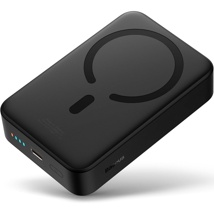 Швидка зарядка магнітного павербанка 20000mAh, бездротовий павербанк PD 20W з USB-C, зовнішній акумулятор для iPhone 15/14/13/12 с