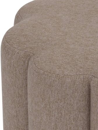 Пуф у формі квітки, бежевий 38 x 40 см, богемний стиль Додаткові місця для сидіння у вітальні та спальні