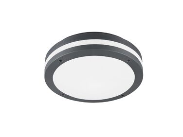 Стельовий світильник Trio LED Piave 676960142 для вулиці, антрацитовий пластик, LED 12 Вт, з датчиком руху