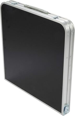 Складаний багатофункціональний стіл, багатоцільовий стіл, кемпінговий стіл, розкладний стіл, ринковий стіл, стіл з регульованою висотою для обклеювання шпалерами, бічний столик для кемпінгу в саду для фестивалів та ринків (чорний 120 x 60 см)