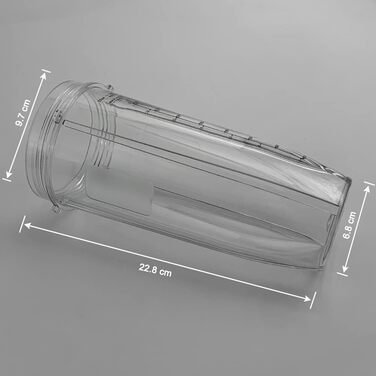 Запасні частини чашки 950 мл, сумісні з кухонним комбайном Ninja Auto iQ BN800EU BN495EU BN750EU BN751, BN801, BL480, BL482, BL642, Foodi SS351, SS401 Запасна частина міксера Ninja 2 упаковки, кружка 950 мл, 2 упаковки