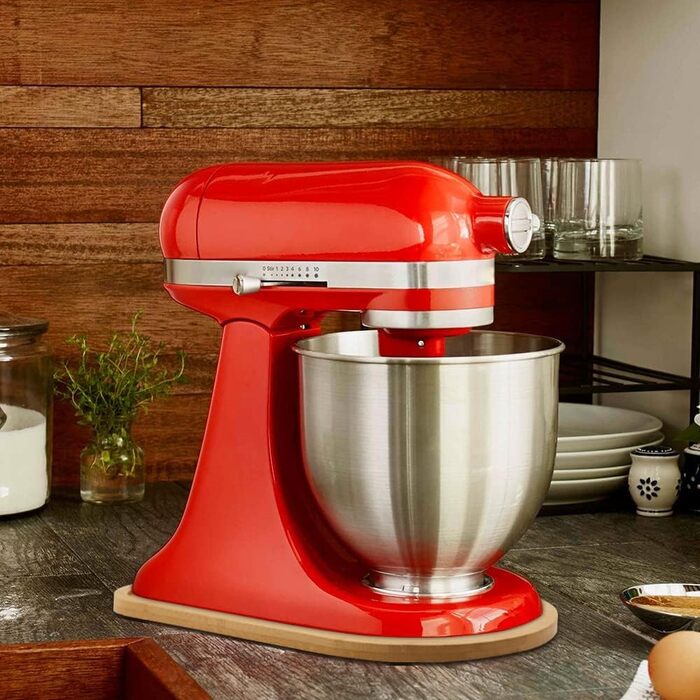 Бамбукова розсувна дошка для кухні Aid Artisan 4.5-5 Qt (4.3 л - 4.8 л), розсувна основа для кухонного комбайна Hand, розсувна дошка для перемішування Розсувна дошка для кухонних аксесуарів 5K45SS 5KSM175PS 5KSM125 Розсувна дошка для нахилу головки 4,3-4,