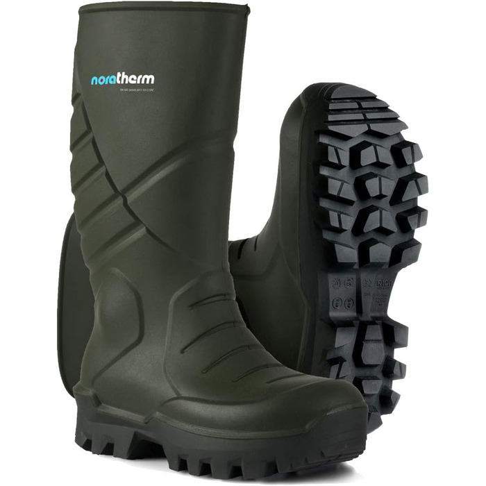 Чоботи захисні унісекс Nora Ultramax, розмір 43 EU, оливкові