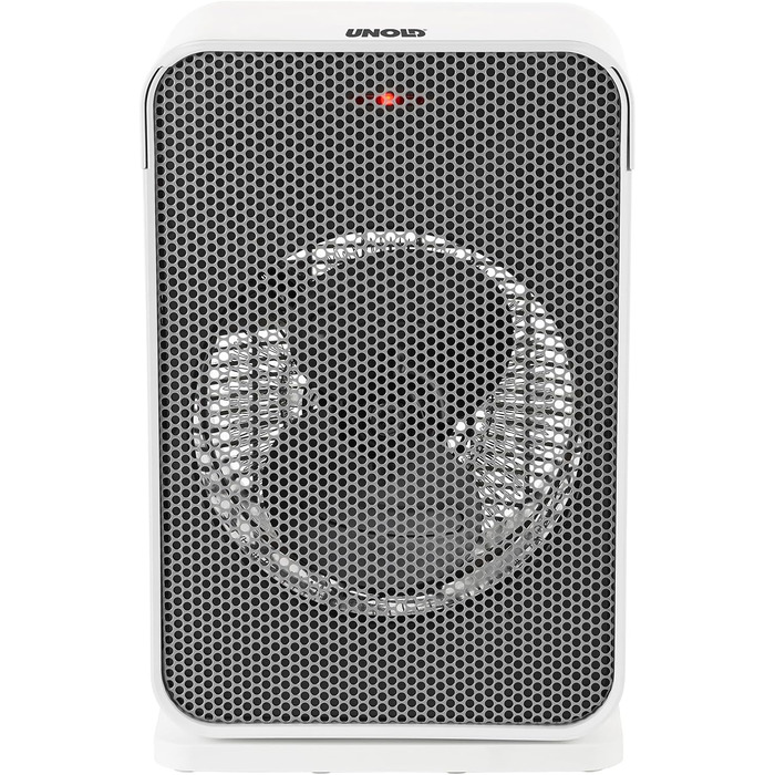 Теплова гармата Unold 86450 IP21 (Білий/Сірий) 1800 Вт, функція вентилятора, обертання 70, захист від перегріву, ручка для перенесення, таймер з автовимкненням