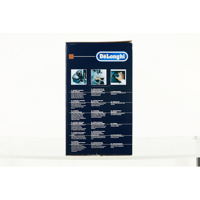 Повністю автоматична кавоварка (тиск 15 бар, автоматична система капучино, знімний резервуар для води 1,8 л, LCD панель, автоматичне очищення) сріблястий/чорний Кавоварка з удосконаленою молочною системою, 23.460.SB