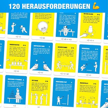 Німецька - Весела гра для дітей, підлітків та дорослих - Ігри для вечірок з різноманітними викликами для хлопчиків та дівчаток - Настільна гра