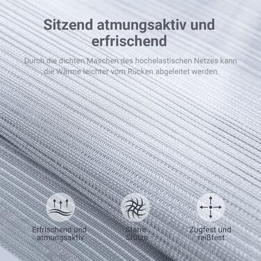 Ергономічне офісне крісло Storeo Imp, до 200 кг, сітка, сірий