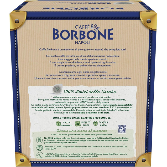 Кавових капсул Borbone, чорні, мікс, ESE, 44 мм. Чорний мікс, ука (100 упаковок), 100