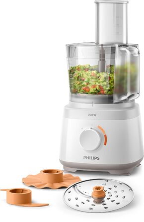 Кухонний комбайн Philips Daily Collection HR7310/00 (700 Вт, 16 функцій, чаша 2 л, диск 2-в-1), білий