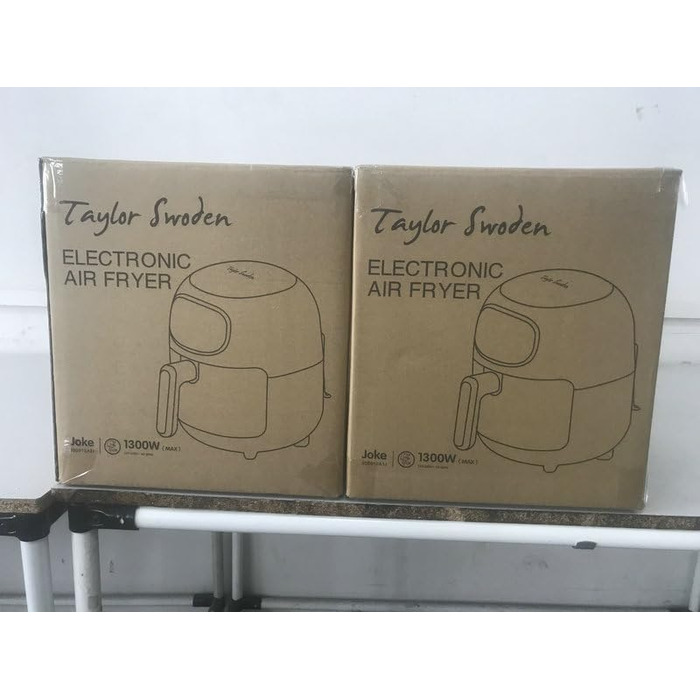 Фритюрниця без олії, 3 л, фритюрниці з 8 програмами, цифровий світлодіодний сенсорний екран, антипригарне покриття, регулювання часу та температури, без бісфенолу А, 1300 Вт