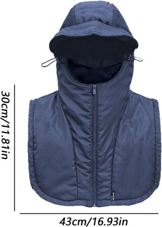 Дихаюча термокепка для велоспорту мотоциклетний головний убір із покриттям для обличчя, зимова спортивна кепка, для подорожей, катання на лижах, походів, сноубордингу, спорту, катання на санках, велоспорту в холодну погоду, темно-синя