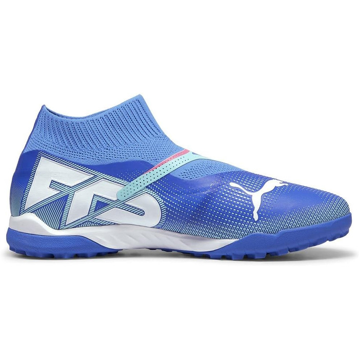 Футбольні бутси Puma Unisex Future 7 Match Ll TtSoccer 43 EU Bluemazing Puma White Electric Peppermint