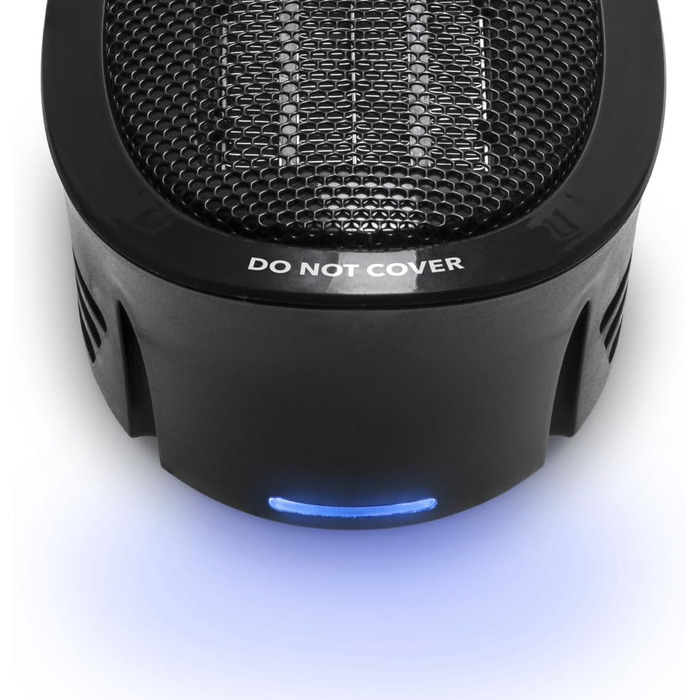 Підключається до мережі вентилятор-обігрівач TROTEC TFC 2 E потужність нагріву 500 Вт міні-керамічний обігрівач, для приміщень площею до 10 м / 25 м, чорний