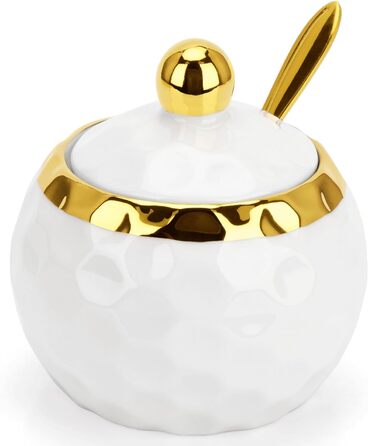 Банки для спецій, керамічна цукорниця з кришкою та ложкою для дому та кухні, альтернатива стійці для спецій та стійці для спецій д