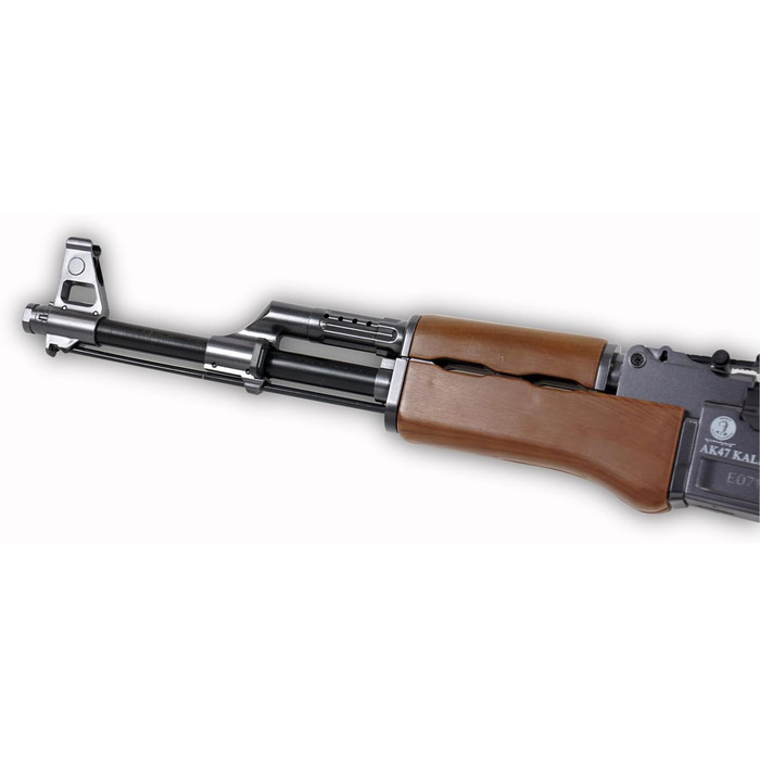 Страйкбольна гвинтівка Калашников АК-47 202229 – пружинна, дерев’яна, 6 мм, <0.5 Дж, BAX, 300-зарядний магазин