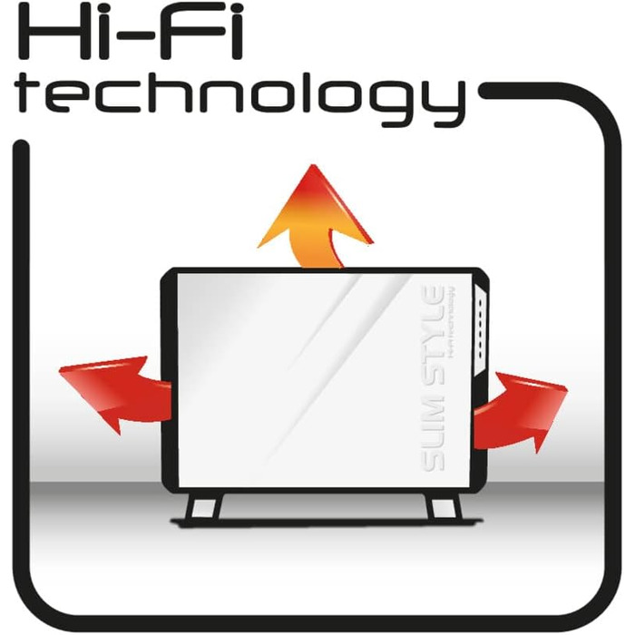 Тонкий вентилятор-обігрівач з потужністю нагріву 2000 Вт, функцією захисту від замерзання та варіантами транспортування, 39Longhi Slim Style HCX 3220 FTS