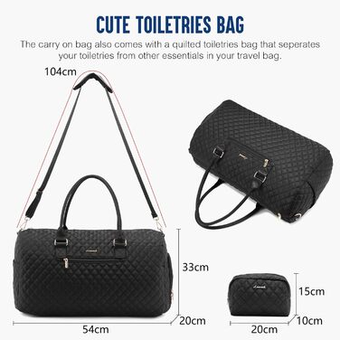 Спортивна сумка Дорожня сумка жіноча, сумка вихідного дня для подорожей, сумка-клініка для пологів з туалетною сумкою, відділенням