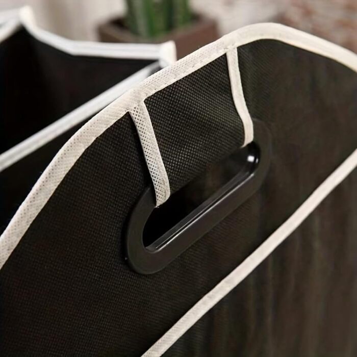 Органайзер для багажника, складаний контейнер для зберігання з 3 відділеннями, великої місткості, портативна сумка для багажника