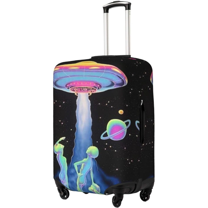 Чохол для валізи Raumschiff, міцний захист, підходить для багажу розміром 45,7 - 81,3 см, малий, Чорний