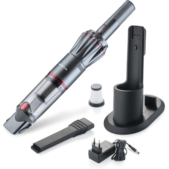 Ручний пилосос, ПП, нержавіюча сталь, антрацит, 28178