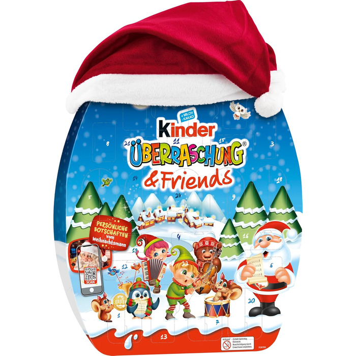 Адвент-календар Kinder Surprise & Friends, 370 г
