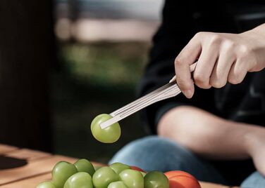 Кухонний гриль Щипці для гриля Титанова чашка для барбекю Кліпса для барбекю Щипці для смаження Пінцет без опіків Багатофункціонал