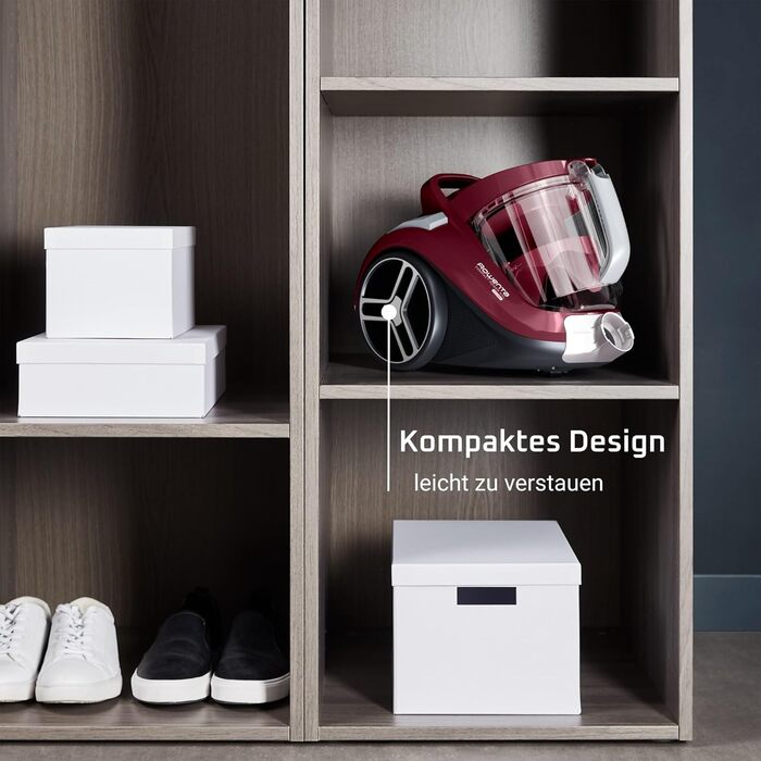 Безмішковий пилосос 900 Вт 3-ступенева система фільтрації місткість компактний радіус прибирання 8,80 м вкл. щілинну насадку 2-в-1