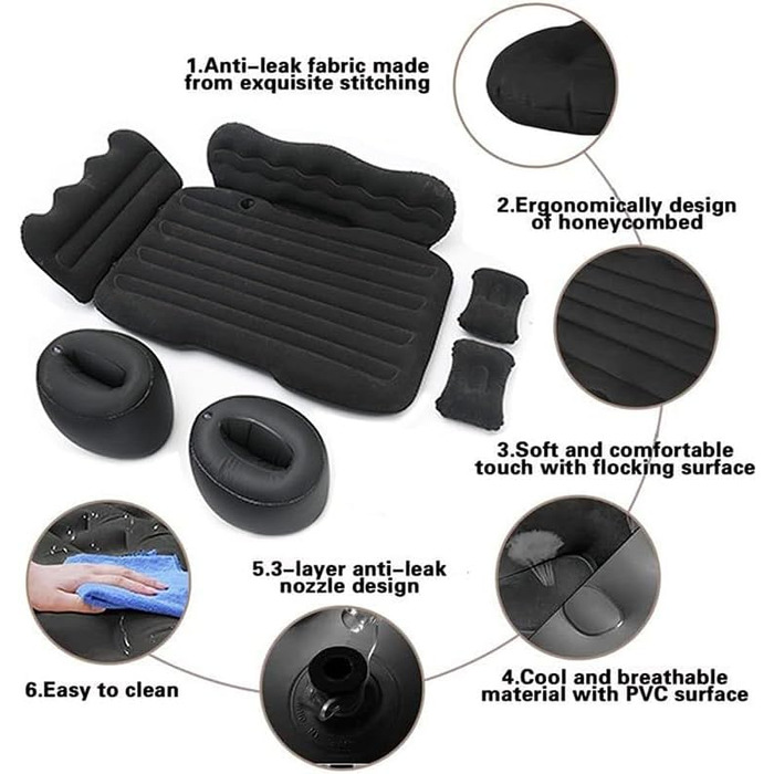 Автомобільні надувні матраци, для BMW X1 X2 X3 X3 M40i X4 X5 X6 X7 позашляховик автомобільне ліжко матрац кемпінг подорожі задній двір пляжний надувний матрац аксесуари