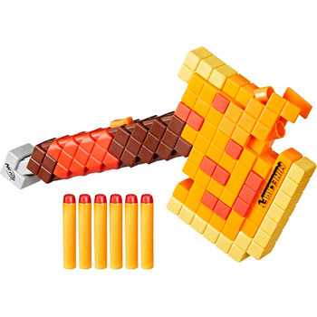 Nerf Minecraft Firebrand Dart Blaster Dart Blaster Axe, Nerf Minecraft Firebrand Dart Blaster Dart Blaster Axe