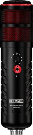 �DE X XDM-100 Професійний динамічний USB-мікрофон і рішення для віртуального мікшування для стримерів та геймерів Одинарний