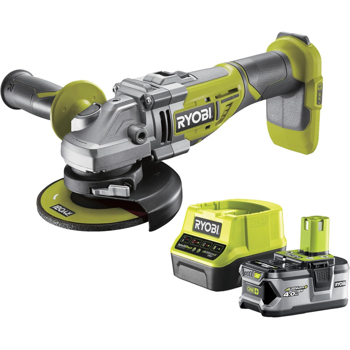 Акумуляторна кутова шліфувальна машина Ryobi R18AG7-140S