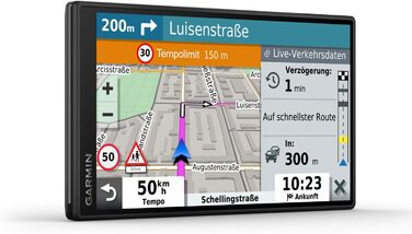 Навігатор Garmin DriveSmart 55 MT-S EU - безрамковий дисплей, 3D-карти навігації та інформація про дорожній рух у реальному часі DriveSmart 55 MT-S Single