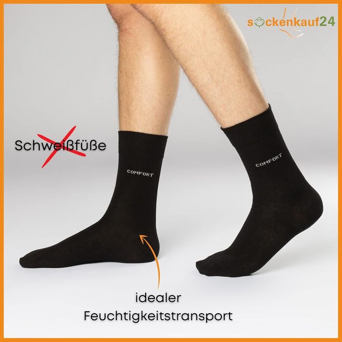 Пар комфортних шкарпеток без гумки та безшовних, чоловічі та жіночі, бавовна, комфортна манжета, розмір 43-46, 10 шт. чорного кольору, 10