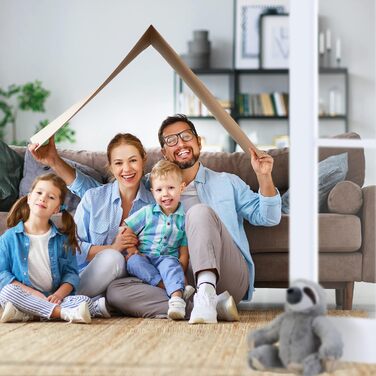 Лінивий дверний обмежувач, тканина та пісок, дверний бампер для підлоги, внутрішній, HBT 22 x 21 x 18 см, декоративний дверний міш