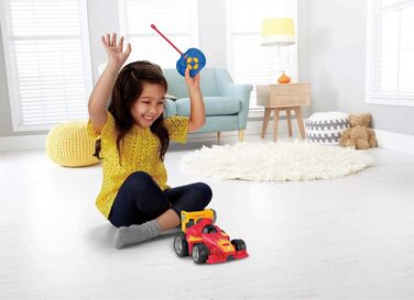 Машинка Fisher-Price на дистанційному управлінні від 3 років Моя перша машинка на дистанційному управлінні для дітей від 3 років Гоночна машинка на дистанційному управлінні Подарунок, 3 роки хлопчик, дівчинка Дитяча іграшка від 3 років, GVY94