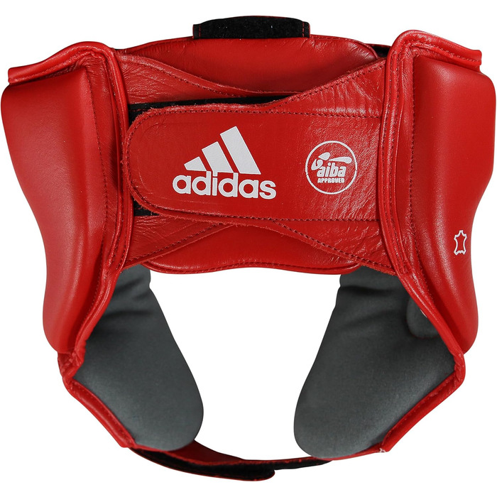 Боксерський шолом Adidas AIBA M червоного кольору