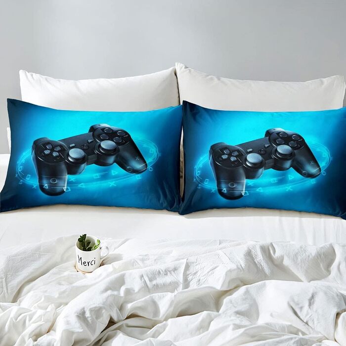 Домашній комплект ковдри для хлопчиків, комплект постільної білизни для дитячого геймпада 135X200, сучасний підодіяльник Vr Player
