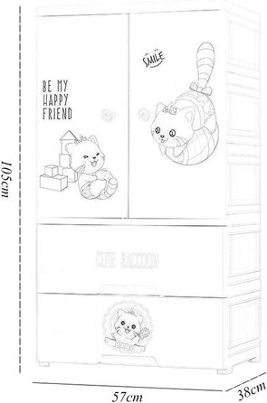 Кошики для зберігання, потовщені перегородки та знімна дитяча шафа, сучасні, мінімалістичні, спальня, шафа для зберігання, шафа дл