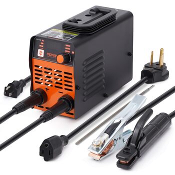 Зварювальний апарат VEVOR 220 В, 140 А ARC/Lift TIG, портативний 2-в-1 з LED-дисплеєм, функціями Hot Start, Arc Force, Anti-Stick та VRD, MMA інвертор