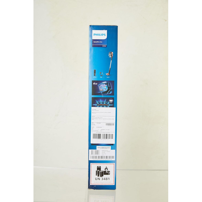 Акумуляторний пилосос PHILIPS SpeedPro Max - прилад 2-в-1, пилосос і ручний пилосос, час роботи до 65 хвилин, 360-градусна насадка